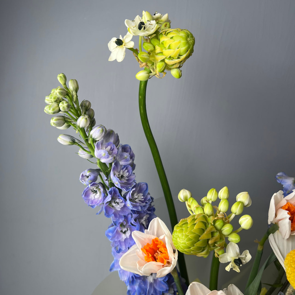 Авторский букет «Садовый гном»