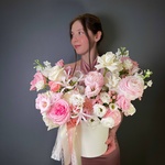 цветы, коробка, купить, заказ, доставка, Санкт-Петербург, Питер, СПб, большая, маме - Фотография 3