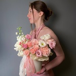 цветы, букет, в коробке, купить, доставка, круглосуточно, 8 марта, Санкт-Петербург, Питер, СПб, заказ - Фотография 1