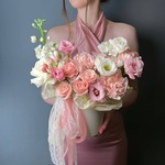 цветы, букет, в коробке, купить, доставка, круглосуточно, 8 марта, Санкт-Петербург, Питер, СПб, заказ - Фотография 5