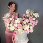 цветы, коробка, доставка, Санкт-Петербург, Питер, СПб, купить, большая, большой, подарок, день рождения, юбилей, свадьба, заказ, композиция - Фотография 1