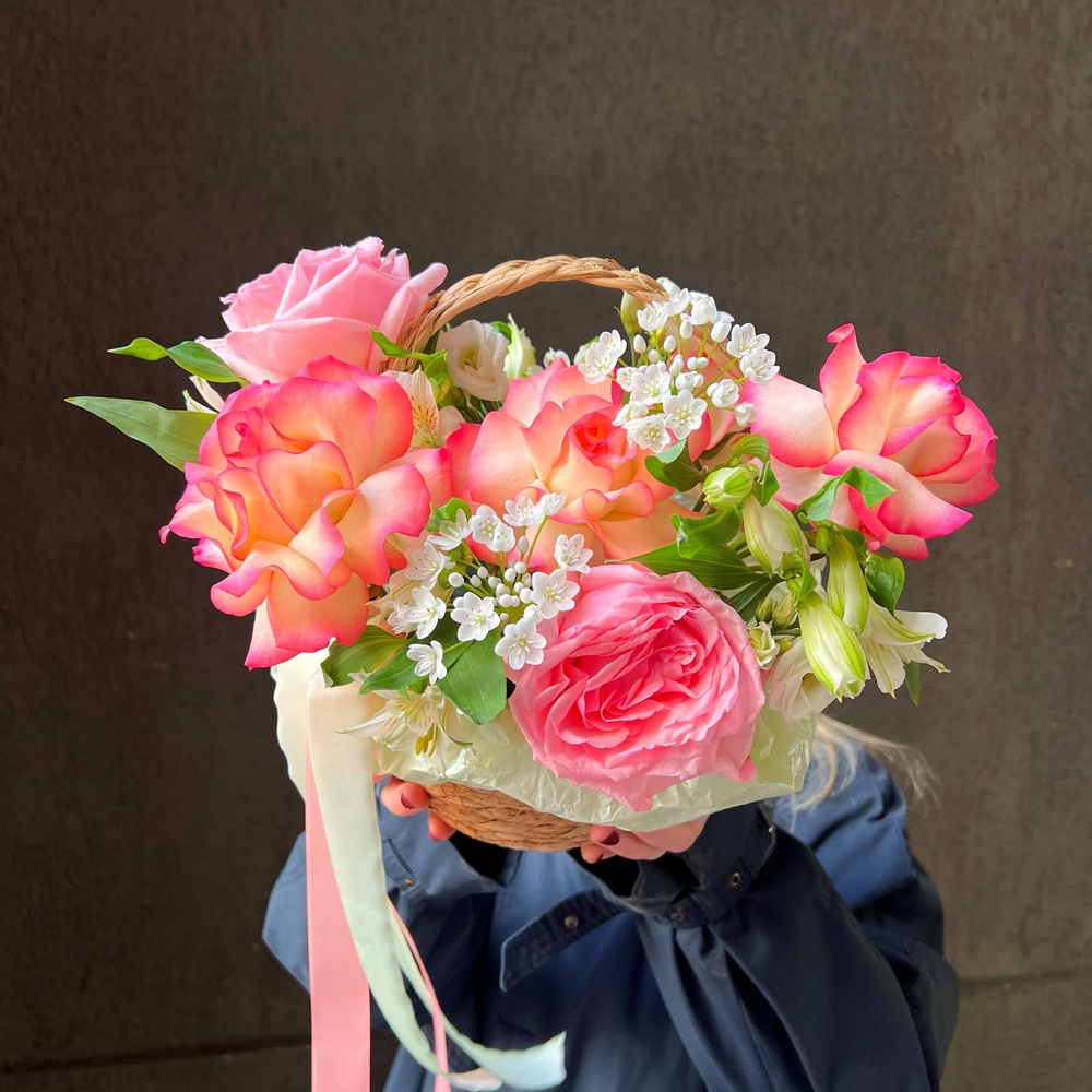 цветы, в коробке, акция, букет, доставка, СПб, Санкт-Петербург, Питер, купить, онлайн, по карте, свежие цветы, срочно, недорого