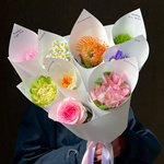 Дофаминовый букет в корейском стиле, размер S - Фотография 2