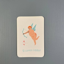 Букет «Мини-открытка «В самое сердце» / PrintMyFlowers 00192»